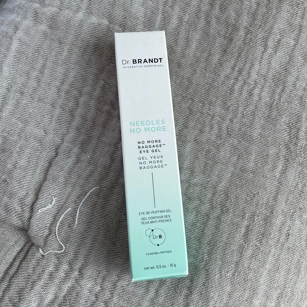 Dr. Brandt No More Baggage Eye Gel - Mint and White